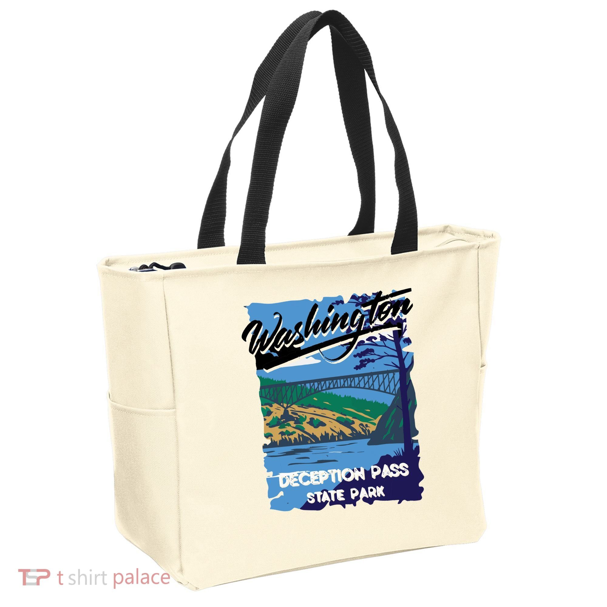 Deception Pass State Park Washington Evergreen State Camping Tote Bag