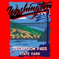 Deception Pass State Park Washington Evergreen State Camping Santa Hat thumb 1