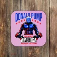 Donald Pump Swole America Trump Weight Lifting Gym Coaster thumb 0