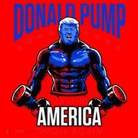 Donald Pump Swole America Trump Weight Lifting Gym Santa Hat thumb 1