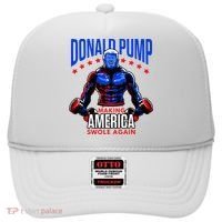 Donald Pump Swole America Trump Weight Lifting Gym Hat thumb 0