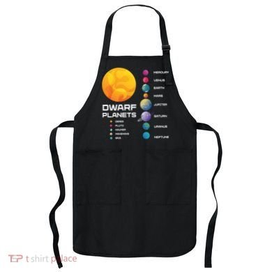 Dwarf Planets Space Astronaut Galaxy Mars Earth Venus Mercury Jupiter Apron