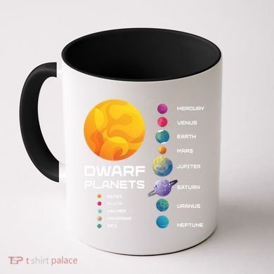 Dwarf Planets Space Astronaut Galaxy Mars Earth Venus Mercury Jupiter Coffee Mug