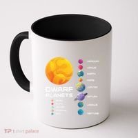Dwarf Planets Space Astronaut Galaxy Mars Earth Venus Mercury Jupiter Coffee Mug thumb 0