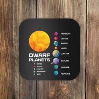 Dwarf Planets Space Astronaut Galaxy Mars Earth Venus Mercury Jupiter Coaster thumb 0