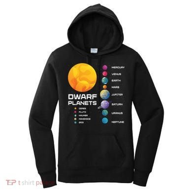 Dwarf Planets Space Astronaut Galaxy Mars Earth Venus Mercury Jupiter Women's Hoodie