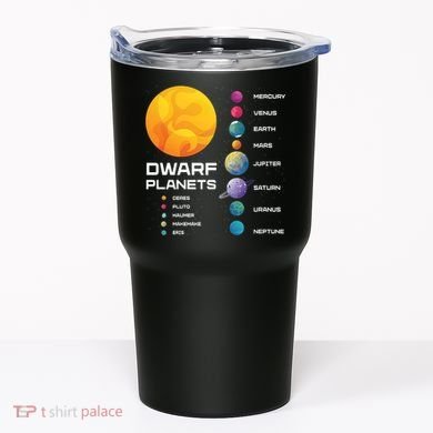 Dwarf Planets Space Astronaut Galaxy Mars Earth Venus Mercury Jupiter Tumbler