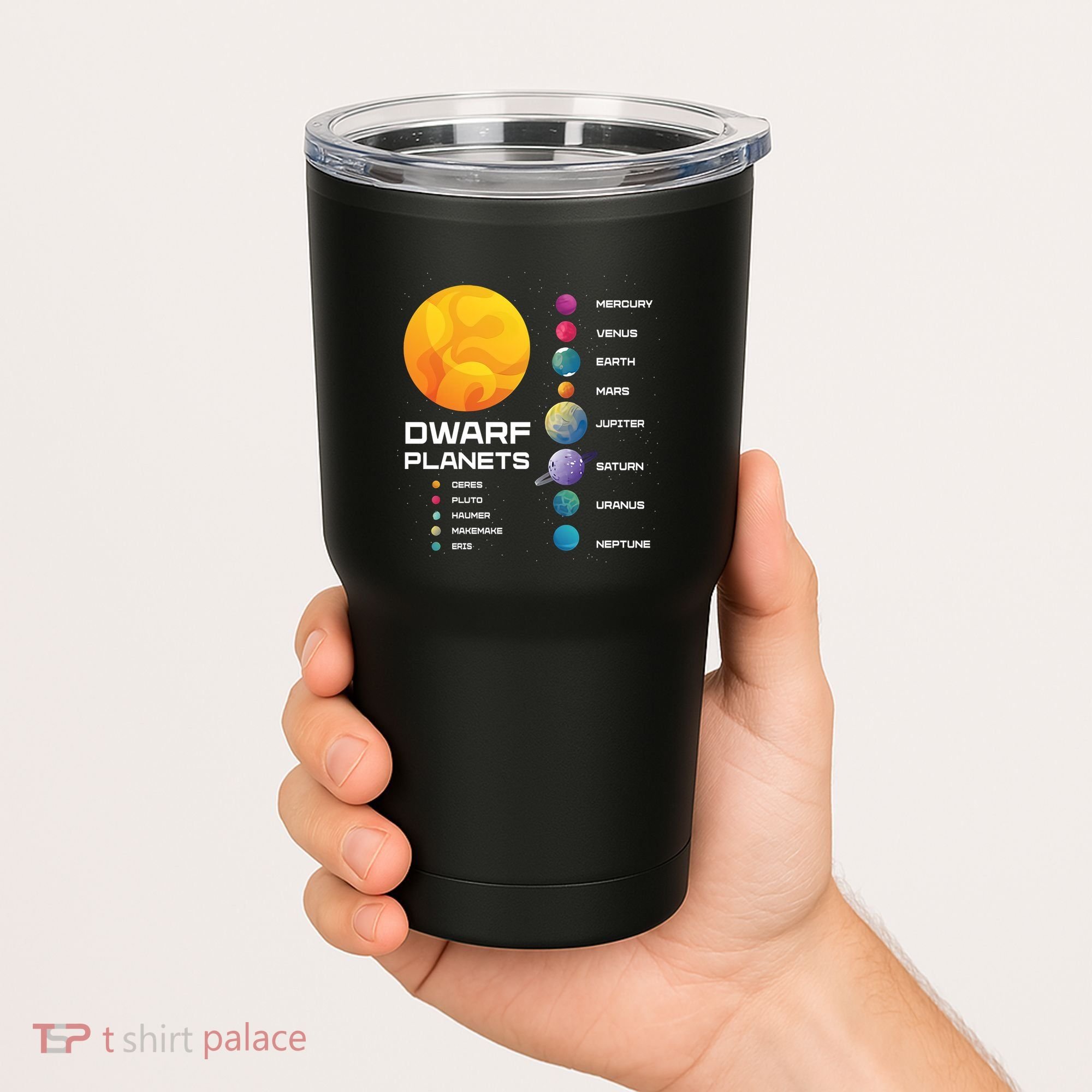 Dwarf Planets Space Astronaut Galaxy Mars Earth Venus Mercury Jupiter Tumbler
