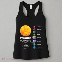 Dwarf Planets Space Astronaut Galaxy Mars Earth Venus Mercury Jupiter Women's Tank Top thumb 3