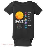 Dwarf Planets Space Astronaut Galaxy Mars Earth Venus Mercury Jupiter Baby Bodysuit thumb 0