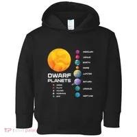 Dwarf Planets Space Astronaut Galaxy Mars Earth Venus Mercury Jupiter Toddler Hoodie thumb 0
