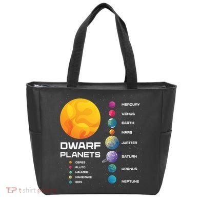 Dwarf Planets Space Astronaut Galaxy Mars Earth Venus Mercury Jupiter Tote Bag