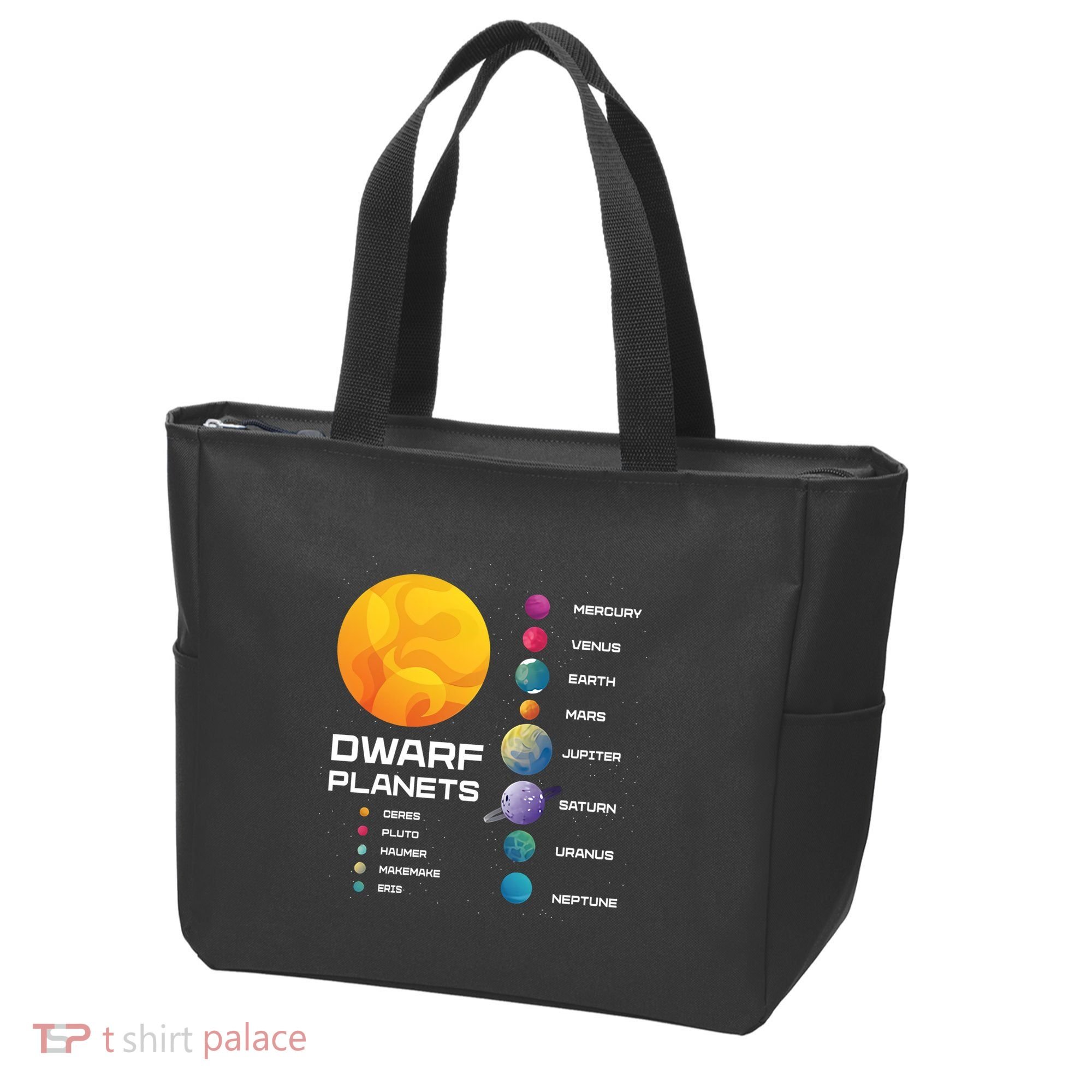Dwarf Planets Space Astronaut Galaxy Mars Earth Venus Mercury Jupiter Tote Bag