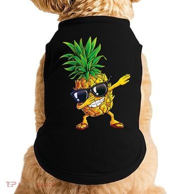 Dabbing Pineapple Sunglasses Aloha Beaches Hawaii Hawaiian Doggie Tank