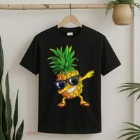 Dabbing Pineapple Sunglasses Aloha Beaches Hawaii Hawaiian T-Shirt thumb 2
