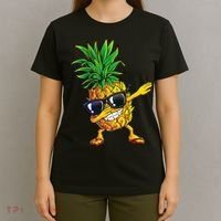 Dabbing Pineapple Sunglasses Aloha Beaches Hawaii Hawaiian T-Shirt thumb 4