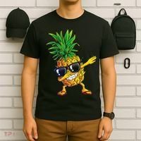 Dabbing Pineapple Sunglasses Aloha Beaches Hawaii Hawaiian T-Shirt thumb 6