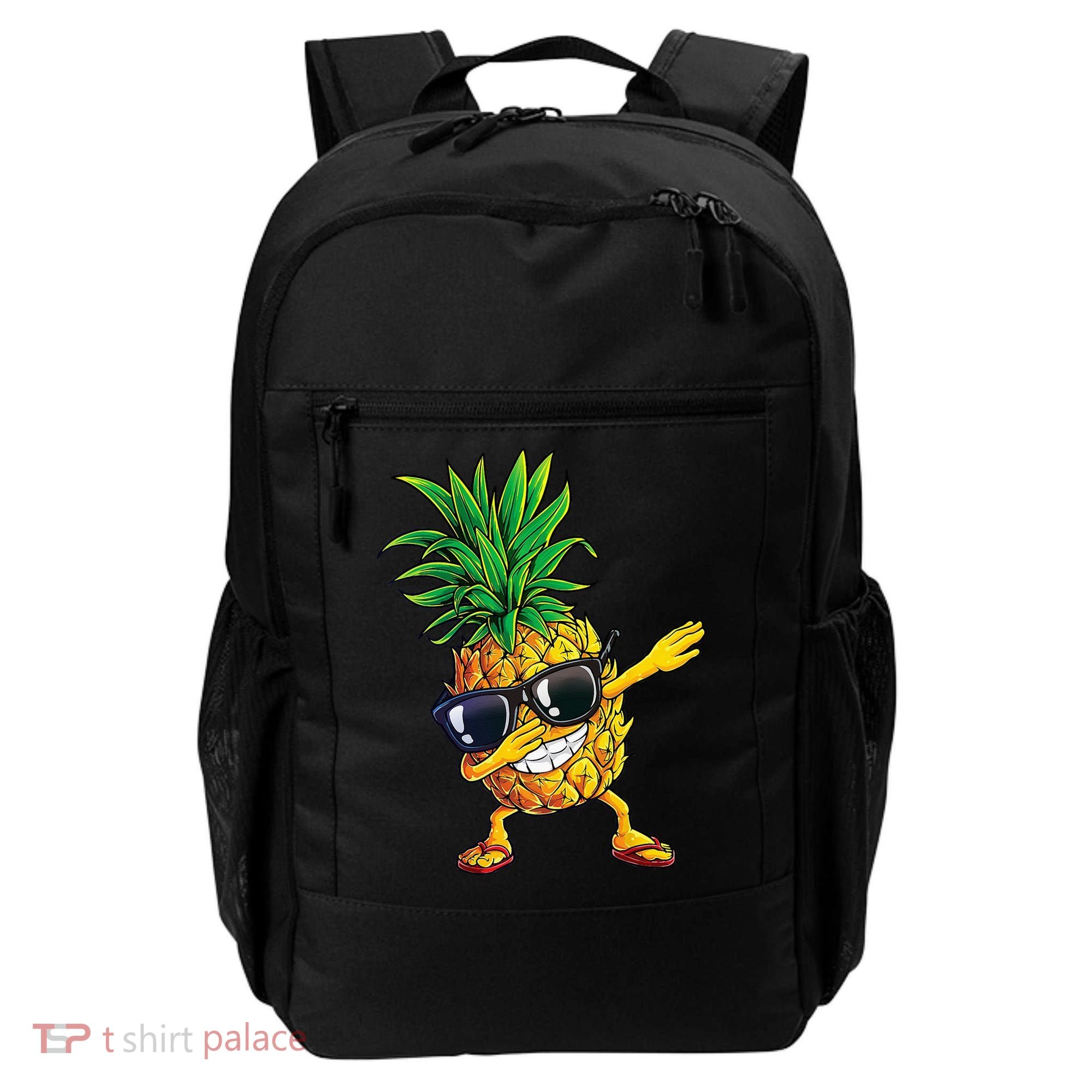 Dabbing Pineapple Sunglasses Aloha Beaches Hawaii Hawaiian Backpack