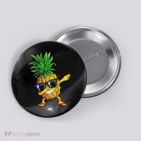 Dabbing Pineapple Sunglasses Aloha Beaches Hawaii Hawaiian Button thumb 0