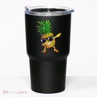 Dabbing Pineapple Sunglasses Aloha Beaches Hawaii Hawaiian Tumbler thumb 0