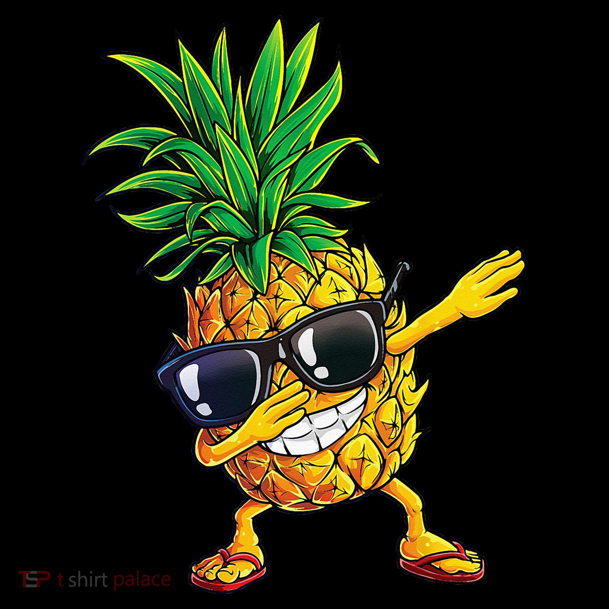 Dabbing Pineapple Sunglasses Aloha Beaches Hawaii Hawaiian Mousepad