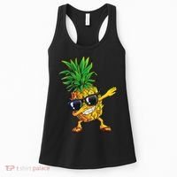 Dabbing Pineapple Sunglasses Aloha Beaches Hawaii Hawaiian Women's Tank Top thumb 0