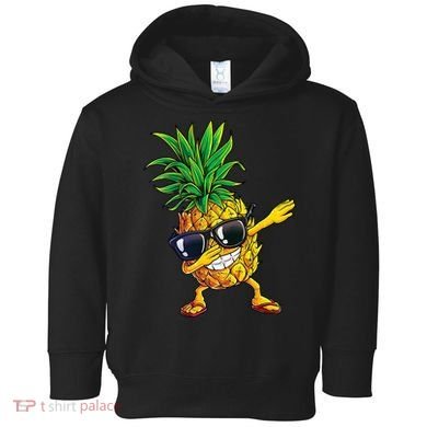 Dabbing Pineapple Sunglasses Aloha Beaches Hawaii Hawaiian Toddler Hoodie