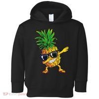 Dabbing Pineapple Sunglasses Aloha Beaches Hawaii Hawaiian Toddler Hoodie thumb 0