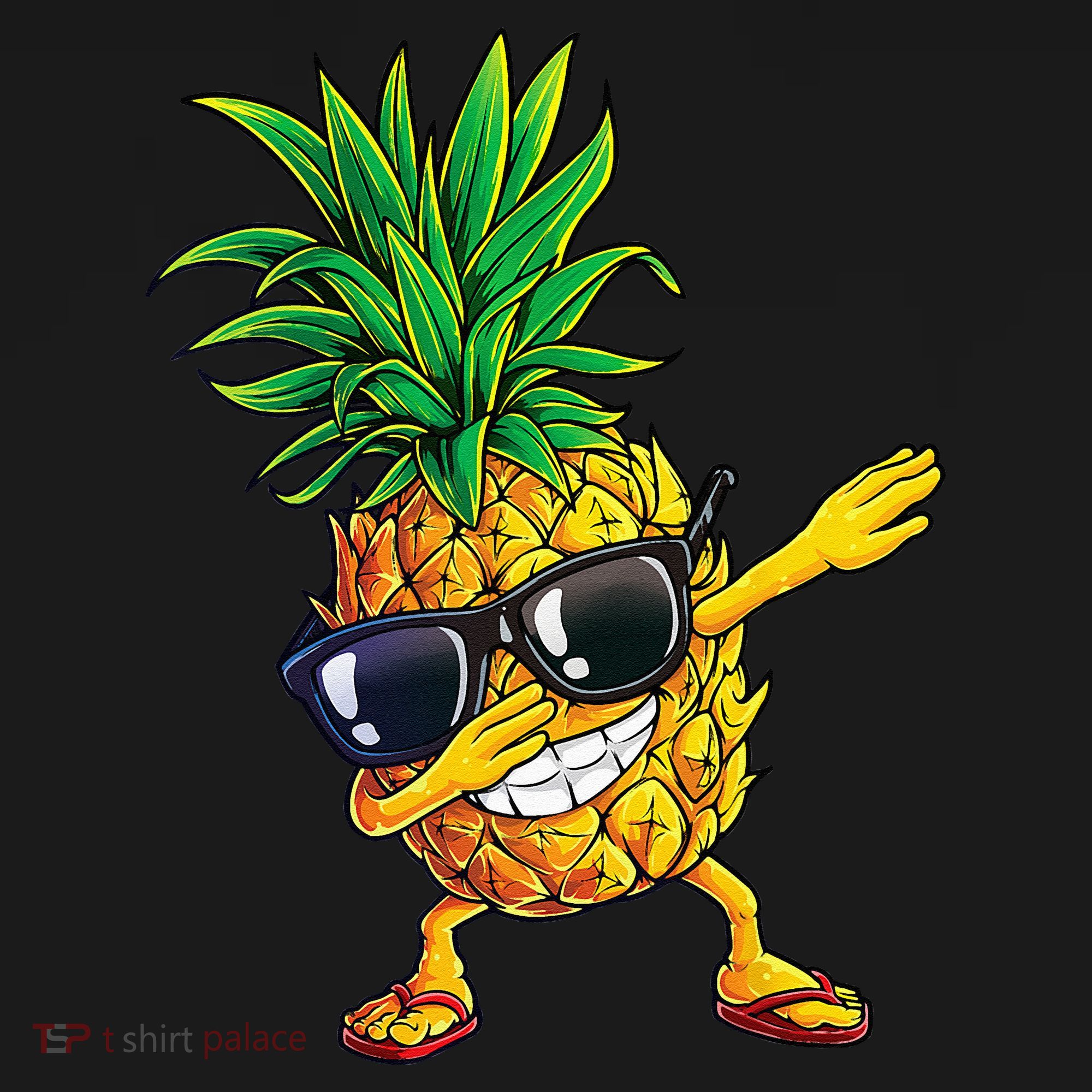 Dabbing Pineapple Sunglasses Aloha Beaches Hawaii Hawaiian Toddler Hoodie