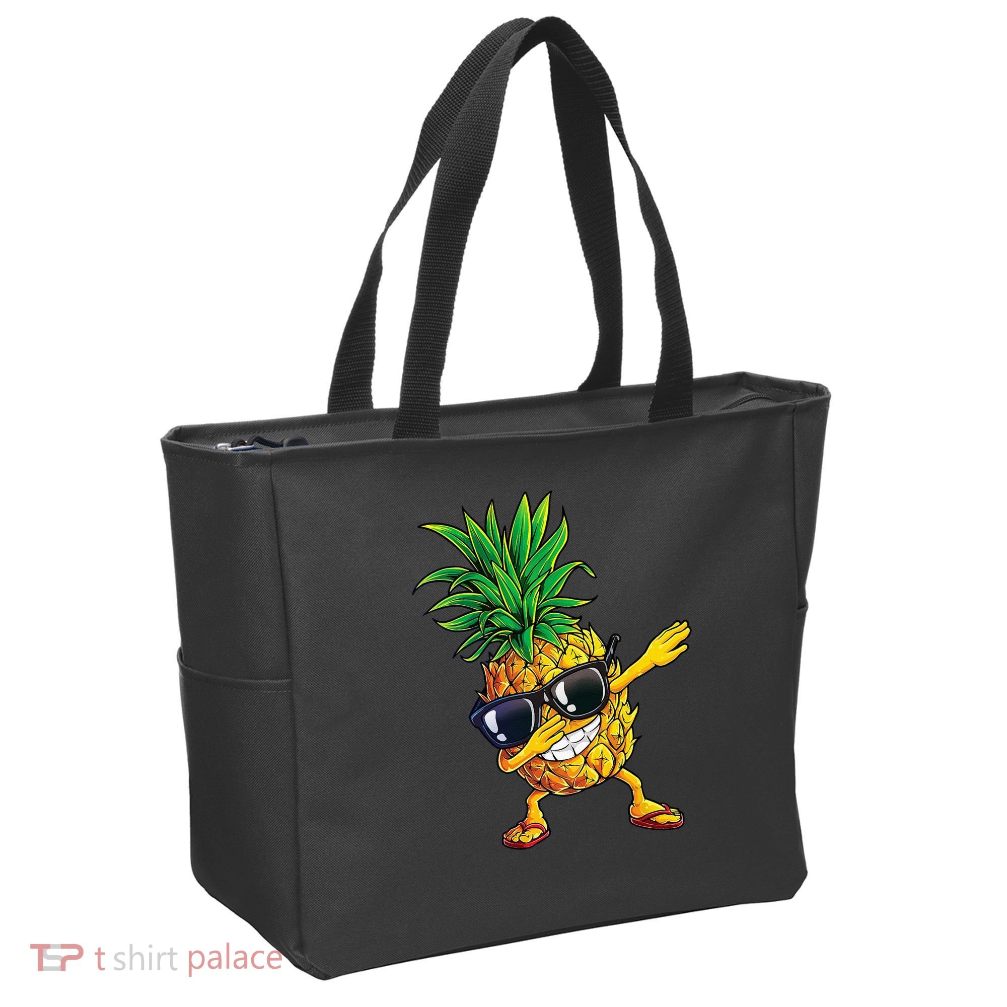 Dabbing Pineapple Sunglasses Aloha Beaches Hawaii Hawaiian Tote Bag