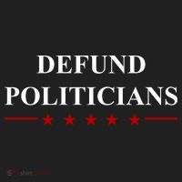 Defund Politicians Simple Logo Tumbler thumb 3