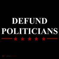 Defund Politicians Simple Logo Ornament thumb 1
