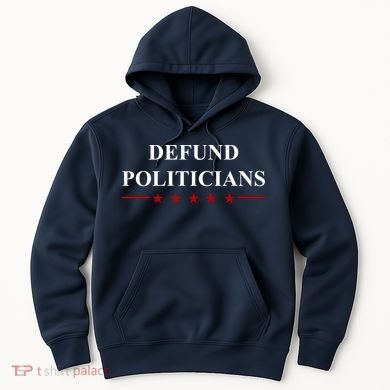 Defund Politicians Simple Logo Hoodie