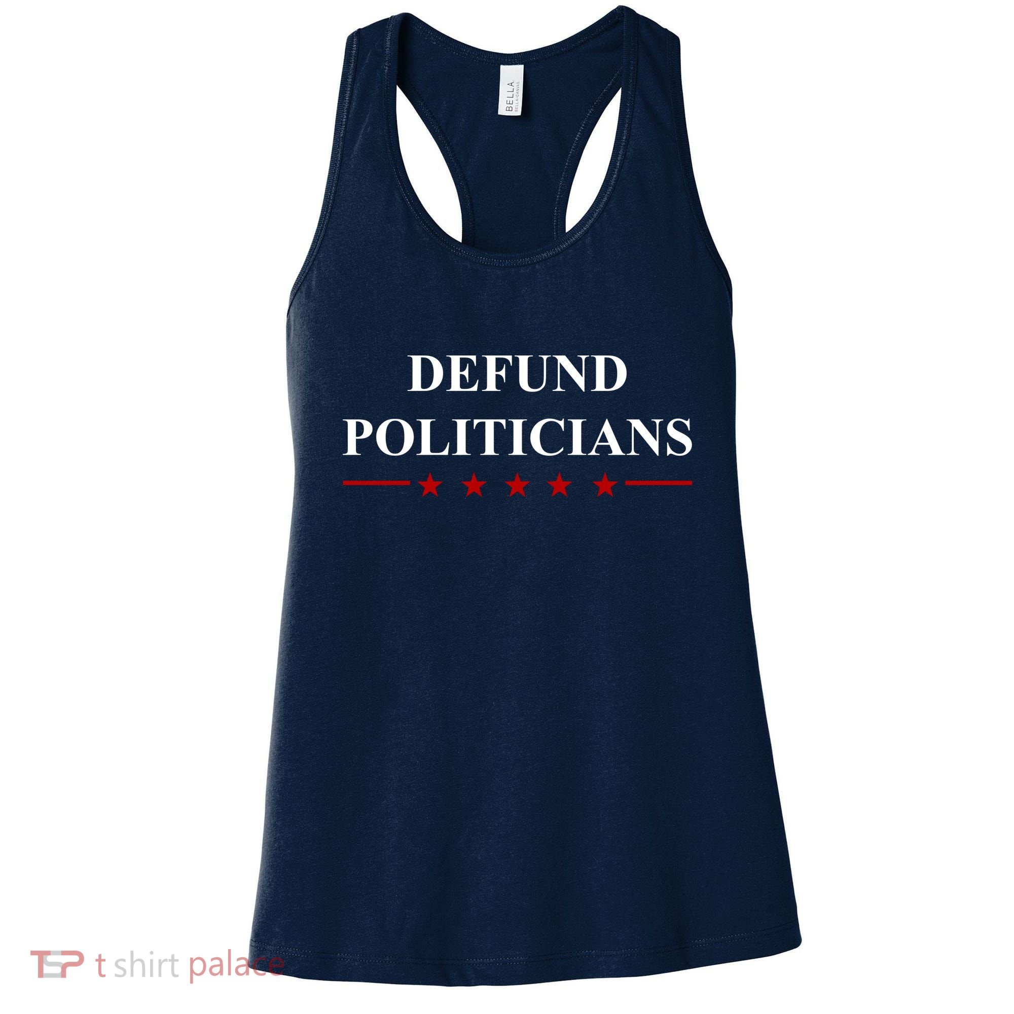 Defund Politicians Simple Logo Women's Tank Top