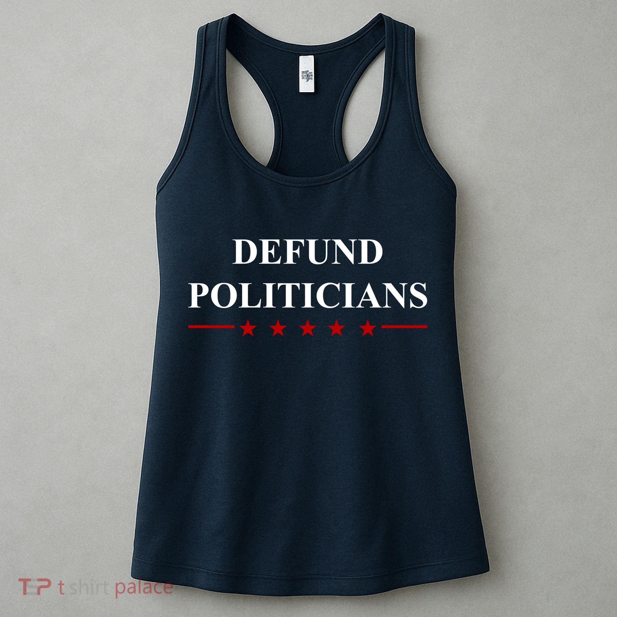 Defund Politicians Simple Logo Women's Tank Top