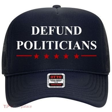Defund Politicians Simple Logo Hat