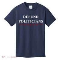Defund Politicians Simple Logo Kids T-Shirt thumb 0