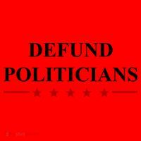 Defund Politicians Simple Logo Santa Hat thumb 1