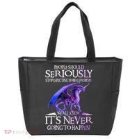 Dragon People Should Seriously Stop Expecting Normal From Me Tote Bag thumb 0