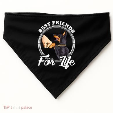 Doberman Pinscher Shirt Funny Doberman Lover USA-Made Doggie Bandana