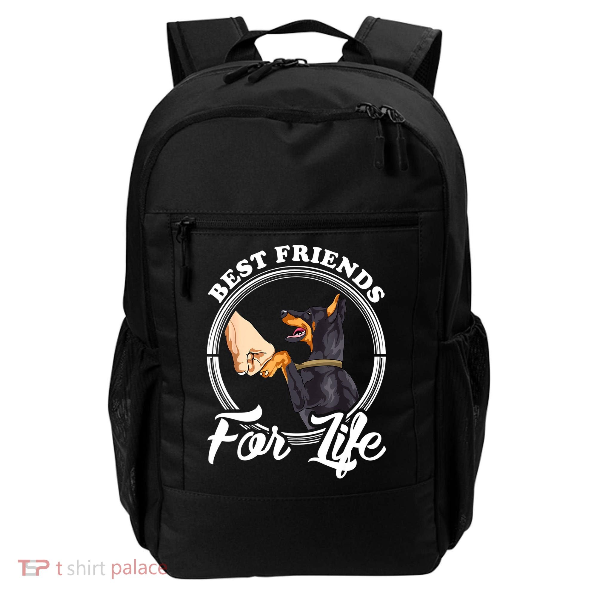 Doberman Pinscher Shirt Funny Doberman Lover Backpack