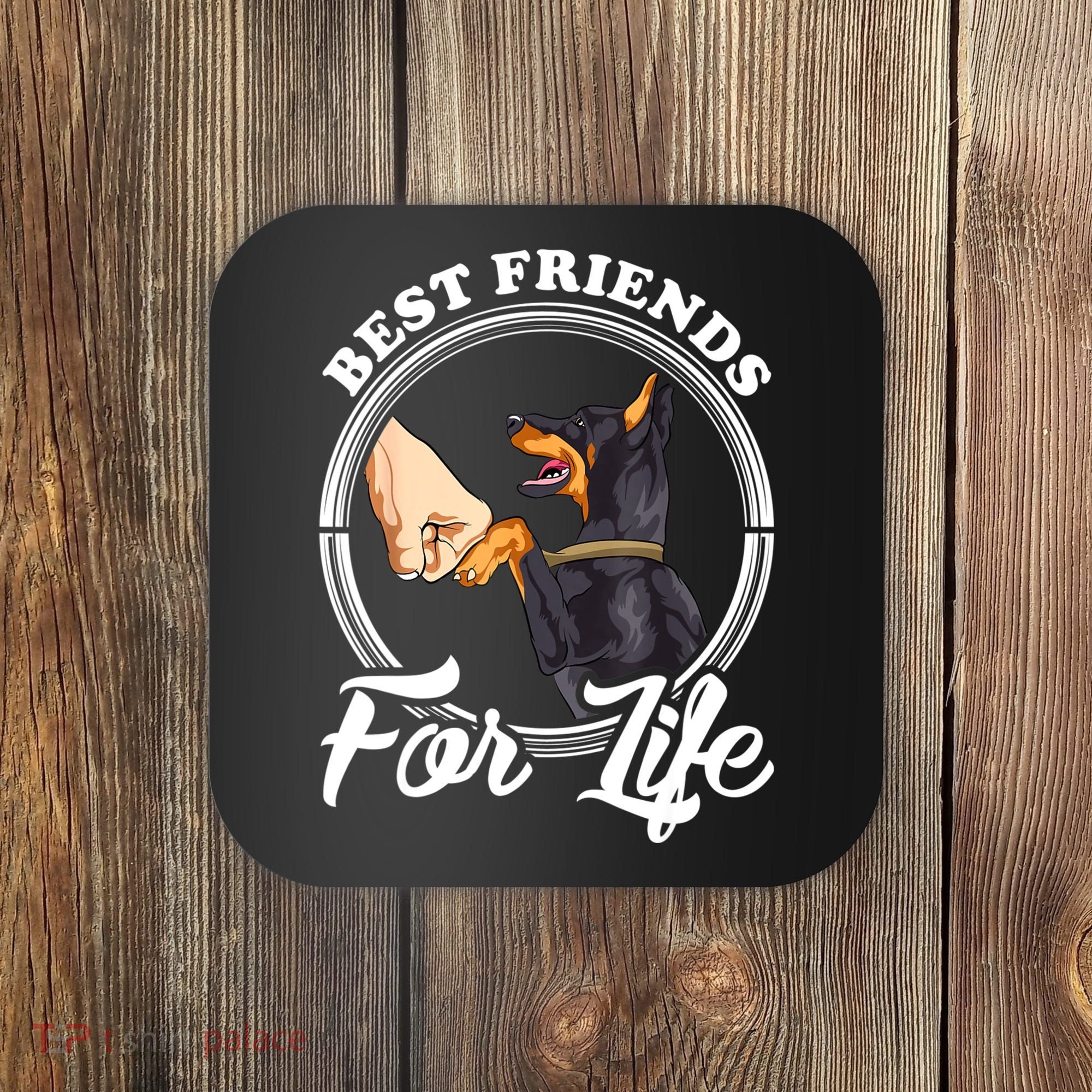Doberman Pinscher Shirt Funny Doberman Lover Coaster