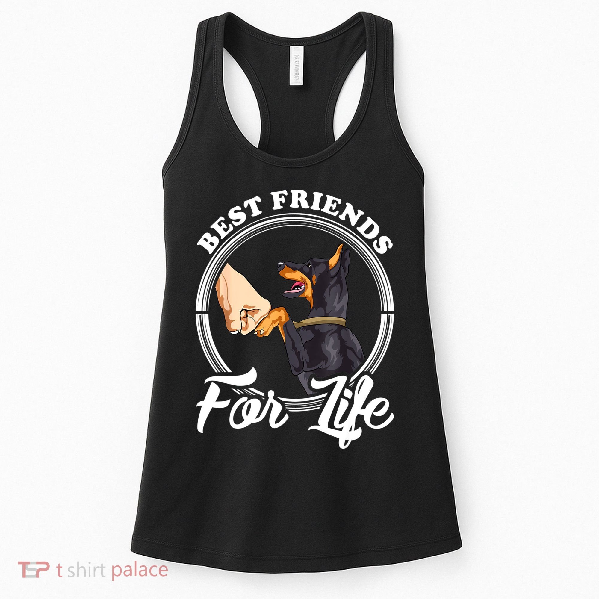 Doberman Pinscher Shirt Funny Doberman Lover Women's Tank Top