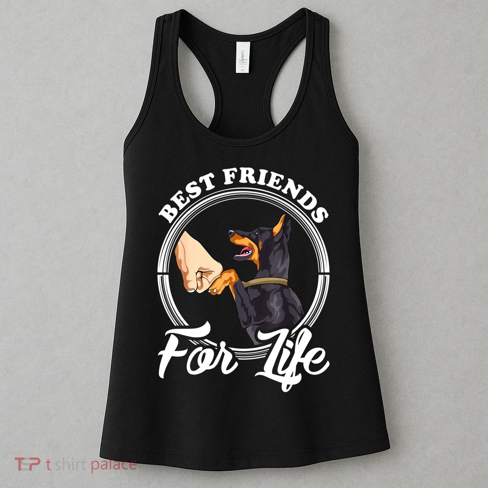 Doberman Pinscher Shirt Funny Doberman Lover Women's Tank Top