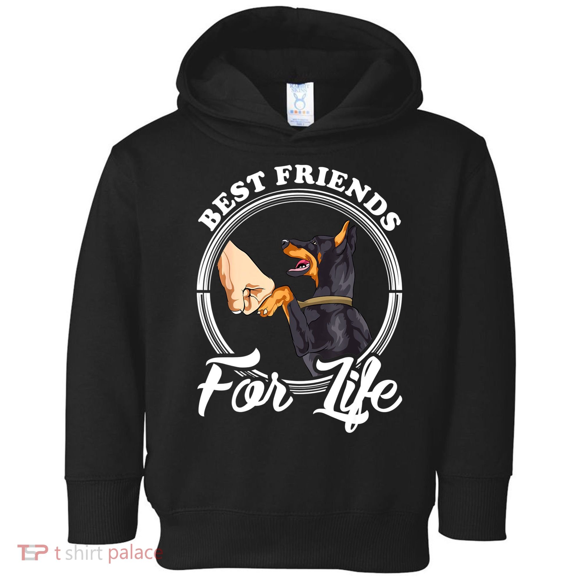 Doberman Pinscher Shirt Funny Doberman Lover Toddler Hoodie
