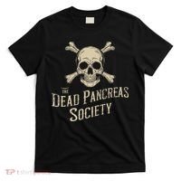 Dead Pancreas Society Skull Type 1 Diabetes T1d Awareness T-Shirt thumb 0