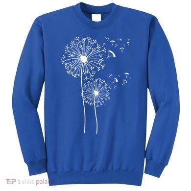 Dandelion Paragliding Skydiving Paraglider Skydiver Cute Gift Sweatshirt