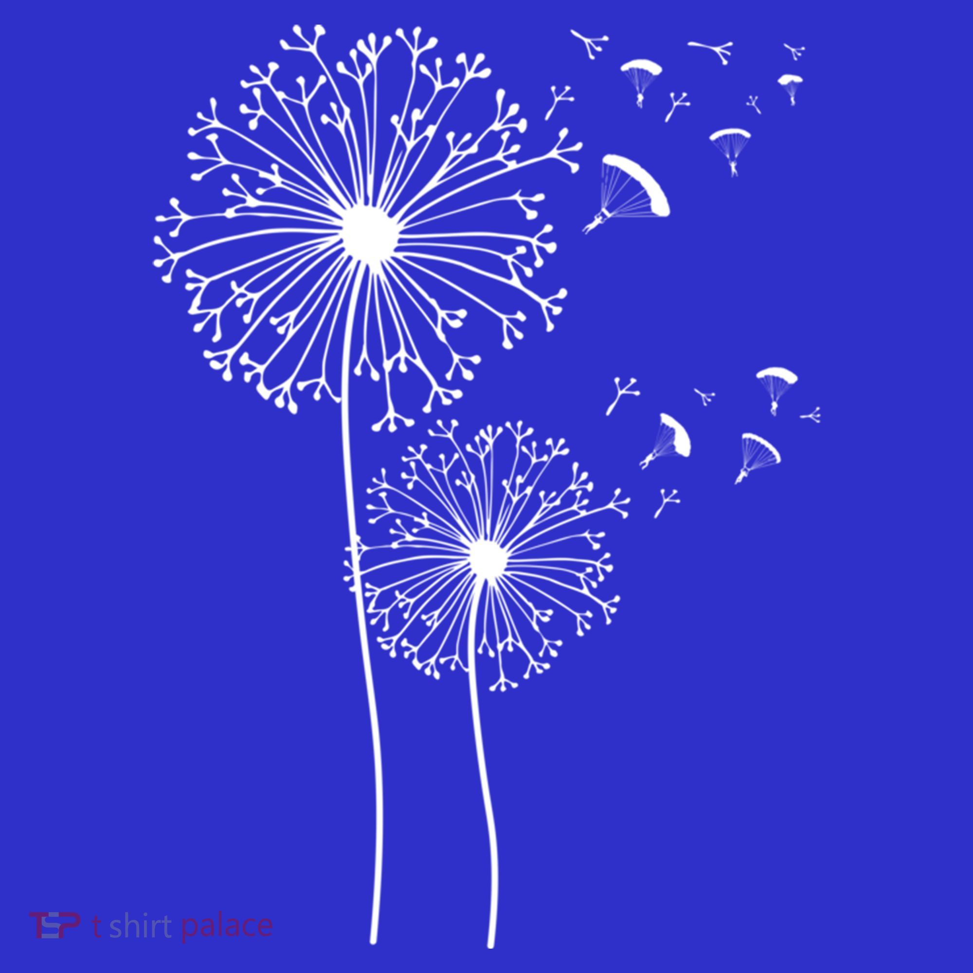 Dandelion Paragliding Skydiving Paraglider Skydiver Cute Gift Sweatshirt