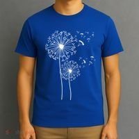 Dandelion Paragliding Skydiving Paraglider Skydiver Cute Gift T-Shirt thumb 3