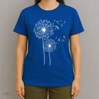 Dandelion Paragliding Skydiving Paraglider Skydiver Cute Gift T-Shirt thumb 4